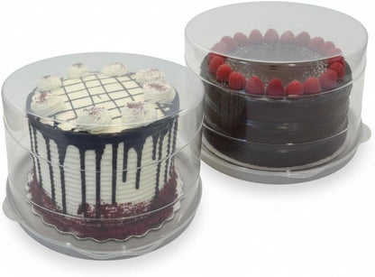 Evelots 10-Inch Airtight Food Storage Container with Lid - Portable Carrier for Pies, Cakes, Cupcakes & More - BPA-Free Clear Plastic - Secure & Easy Transport