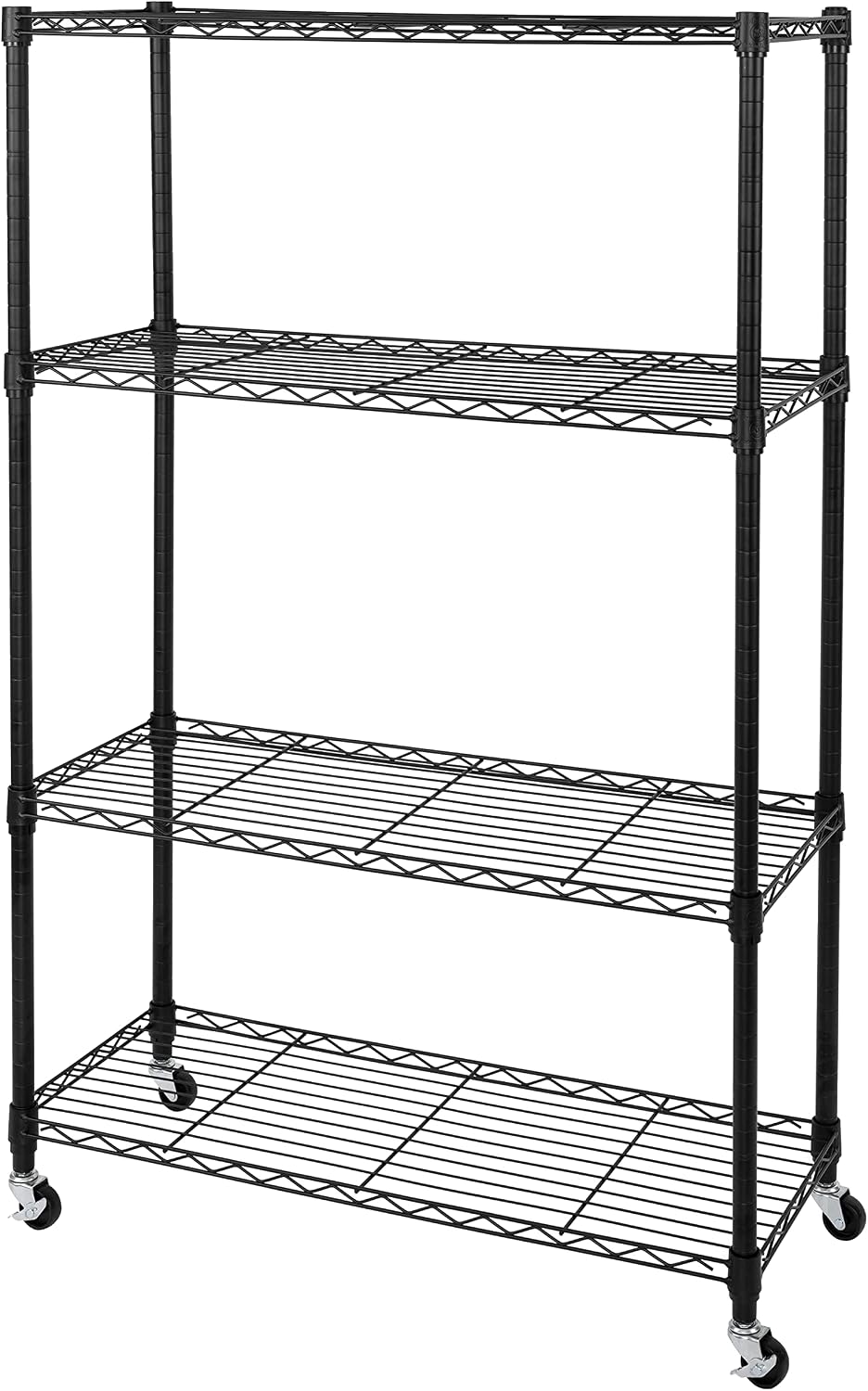5-Tier Steel Wire Shelving, 30"W x 14"D x 61.5"H