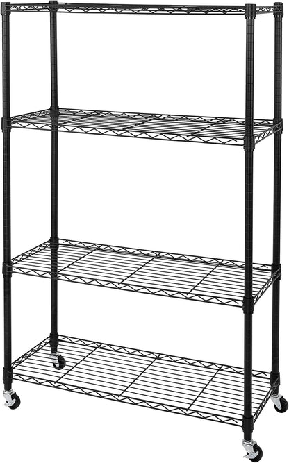 5-Tier Steel Wire Shelving, 30"W x 14"D x 61.5"H