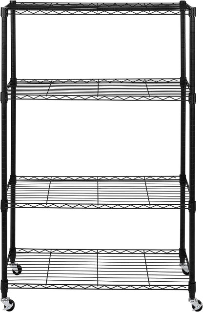 5-Tier Steel Wire Shelving, 30"W x 14"D x 61.5"H