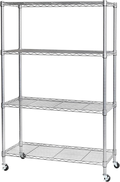 5-Tier Steel Wire Shelving, 30"W x 14"D x 61.5"H