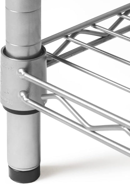 5-Tier Steel Wire Shelving, 30"W x 14"D x 61.5"H