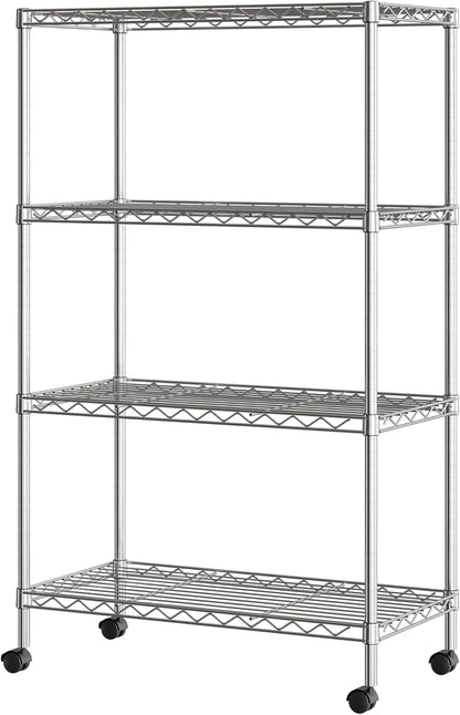 5-Tier Steel Wire Shelving, 30"W x 14"D x 61.5"H
