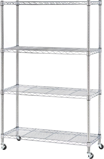 5-Tier Steel Wire Shelving, 30"W x 14"D x 61.5"H