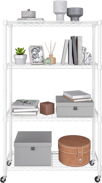 5-Tier Steel Wire Shelving, 30"W x 14"D x 61.5"H
