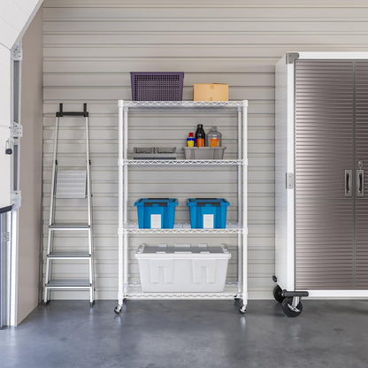 5-Tier Steel Wire Shelving, 30"W x 14"D x 61.5"H