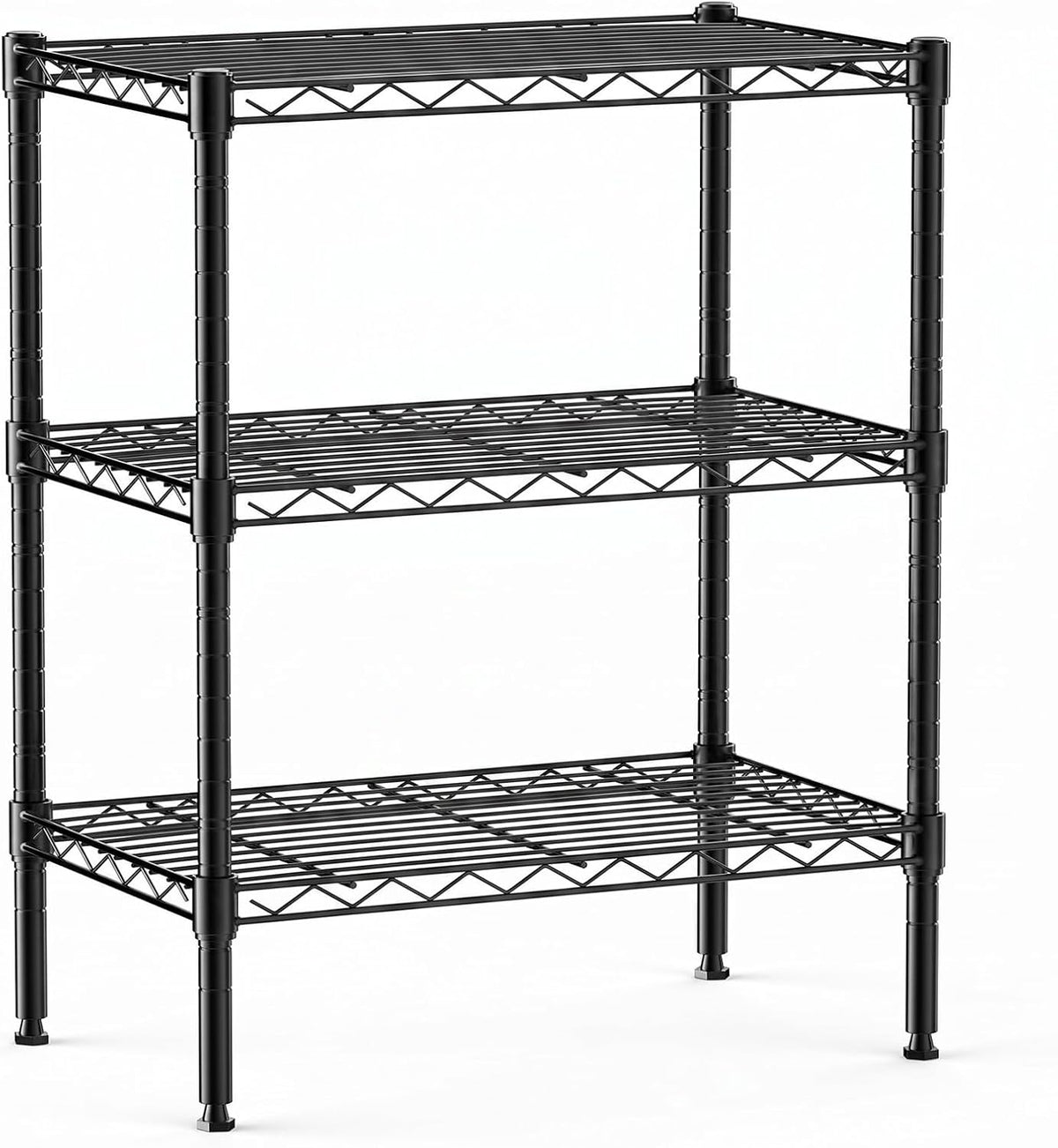 DUMOS 5-Tier Metal Storage Shelves, Wire Shelving, Storage Rack, 23.2" W