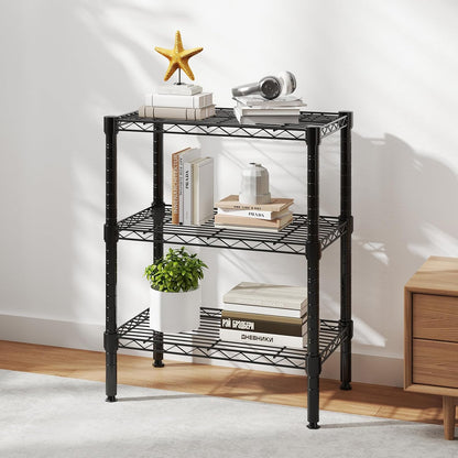 DUMOS 5-Tier Metal Storage Shelves, Wire Shelving, Storage Rack, 23.2" W