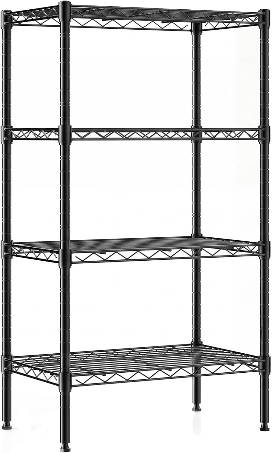 DUMOS 5-Tier Metal Storage Shelves, Wire Shelving, Storage Rack, 23.2" W