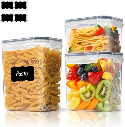 Airtight Rice Storage Container with Lid 10Qt 2Pack, Large Capacity