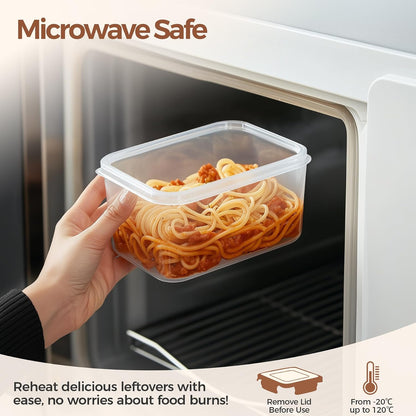 Airtight Rice Storage Container with Lid 10Qt 2Pack, Large Capacity