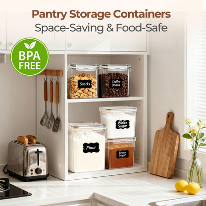 Airtight Rice Storage Container with Lid 10Qt 2Pack, Large Capacity