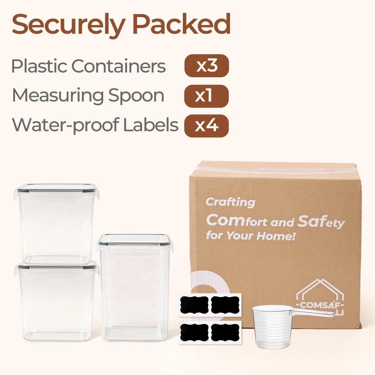 Airtight Rice Storage Container with Lid 10Qt 2Pack, Large Capacity