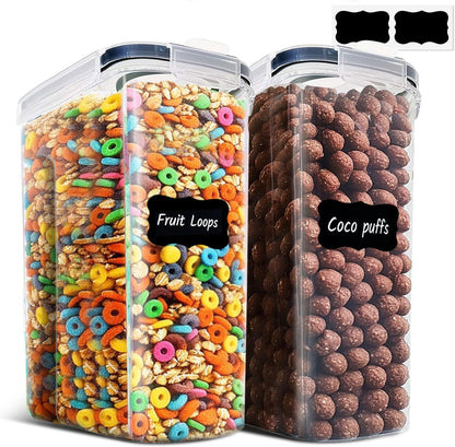 Airtight Rice Storage Container with Lid 10Qt 2Pack, Large Capacity