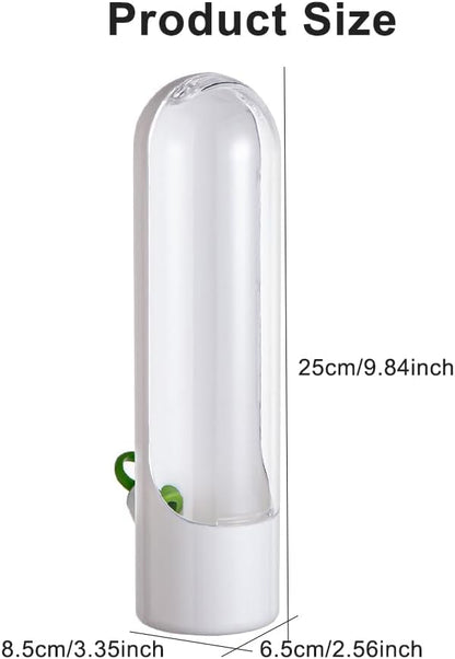 2PCS Herb Saver, Herb Keeper and Herb Saver for Refrigerator, Cilantro Containers for Fridge, Fresh Herb Keeper for Cilantro,Parsley, Vegetable - Keeps Greens Fresh