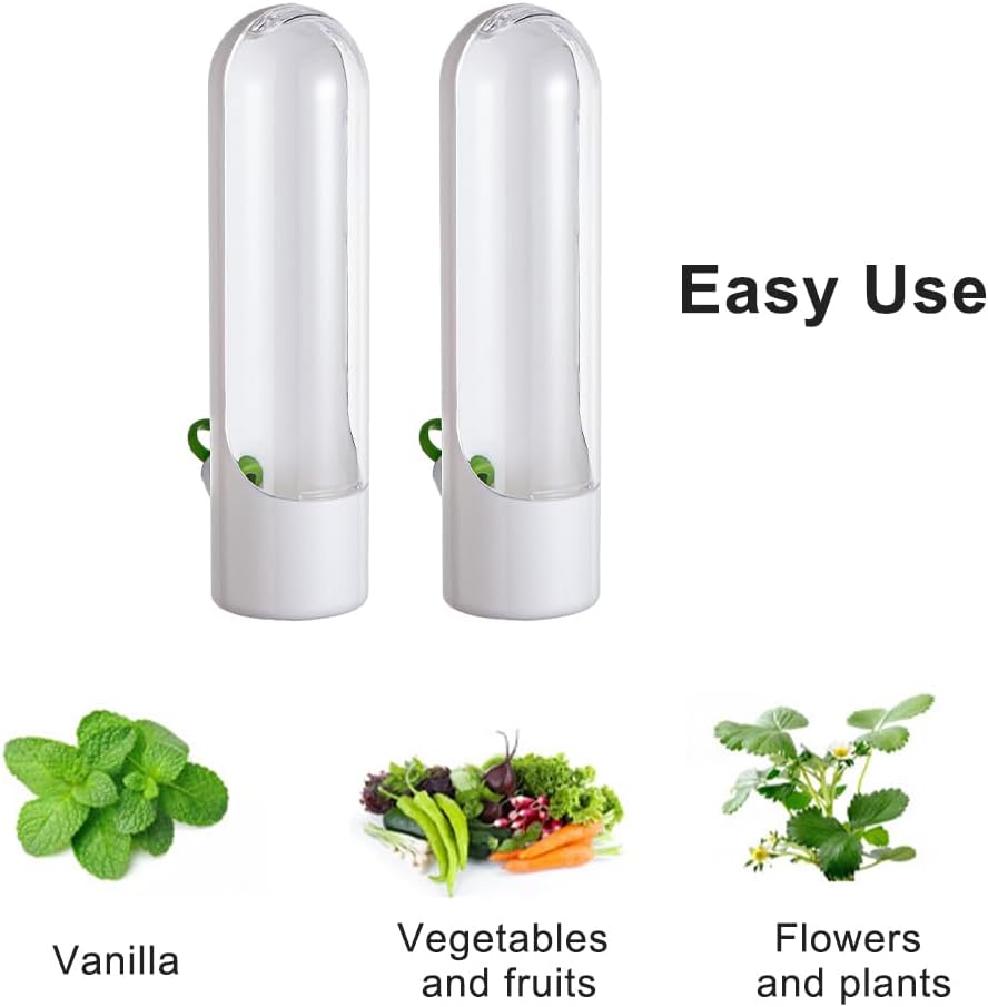 2PCS Herb Saver, Herb Keeper and Herb Saver for Refrigerator, Cilantro Containers for Fridge, Fresh Herb Keeper for Cilantro,Parsley, Vegetable - Keeps Greens Fresh
