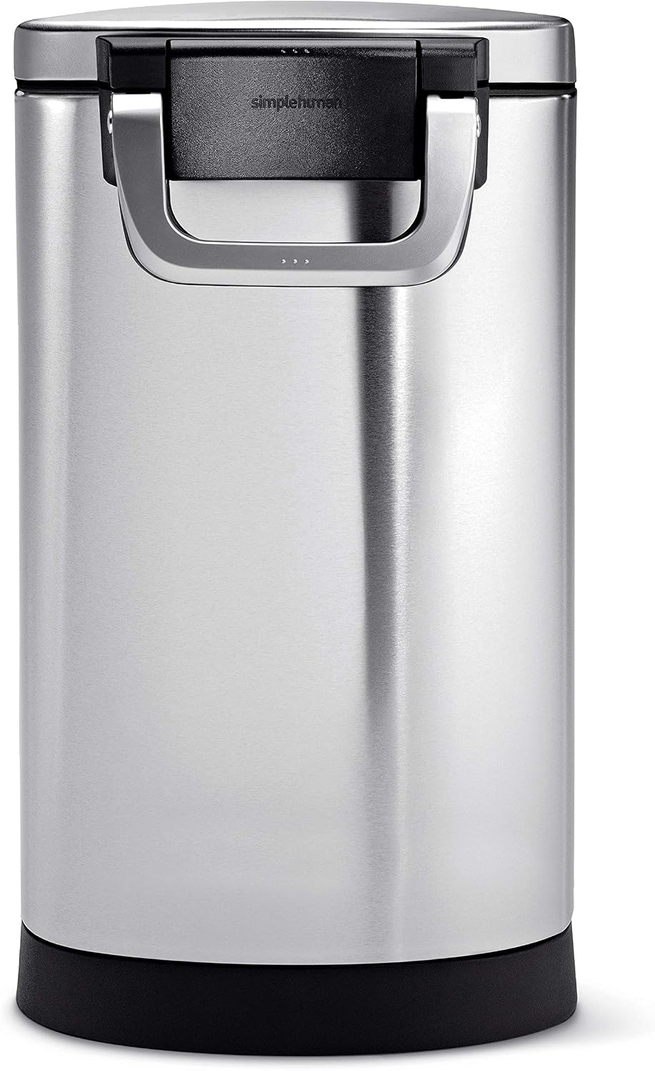 35 Liter, 40 lb / 18.1 kg X-Large Pet Food Storage Container for Dog Food, Cat Food, and Bird Feed, Brushed Stainless Steel