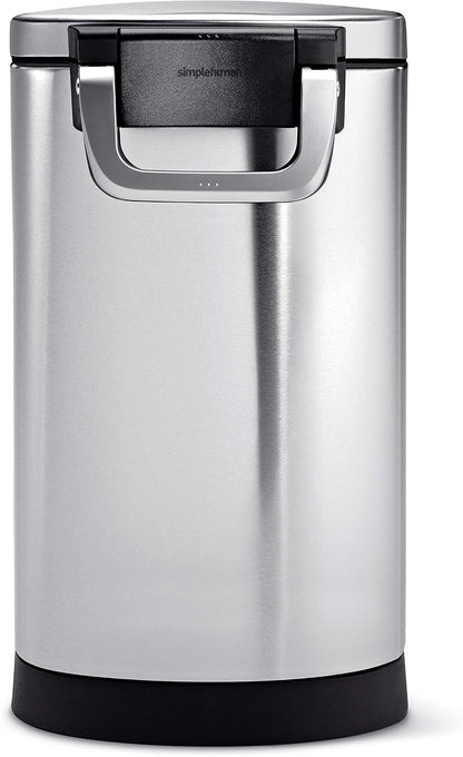 35 Liter, 40 lb / 18.1 kg X-Large Pet Food Storage Container for Dog Food, Cat Food, and Bird Feed, Brushed Stainless Steel