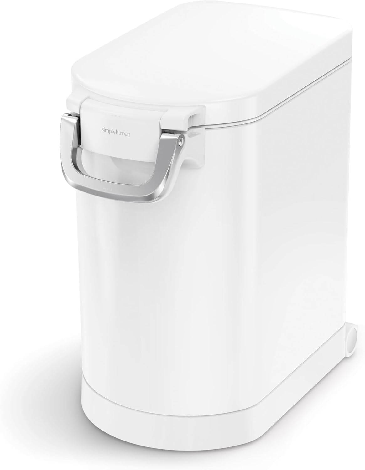 35 Liter, 40 lb / 18.1 kg X-Large Pet Food Storage Container for Dog Food, Cat Food, and Bird Feed, Brushed Stainless Steel