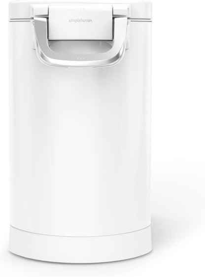 35 Liter, 40 lb / 18.1 kg X-Large Pet Food Storage Container for Dog Food, Cat Food, and Bird Feed, Brushed Stainless Steel