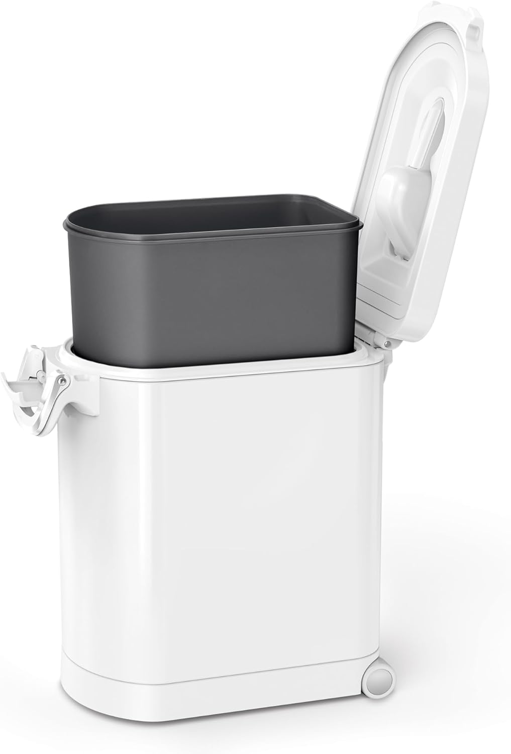 35 Liter, 40 lb / 18.1 kg X-Large Pet Food Storage Container for Dog Food, Cat Food, and Bird Feed, Brushed Stainless Steel