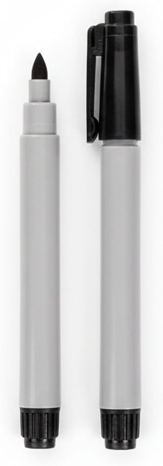 Permanent Freezer Marker Set of 3 – Waterproof Fast-Drying Black Fine Bullet Tip Ink Pens for Food Labeling, Fridge & Freezer Storage, Lab & Kitchen Use, & General Organization