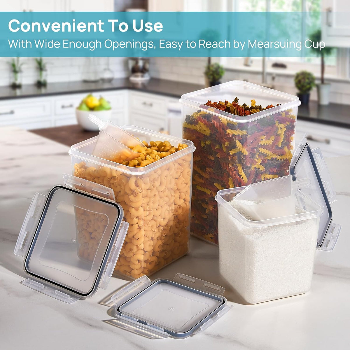 10 PCS Flour and Sugar Storage Container Sets for Advanced Baker