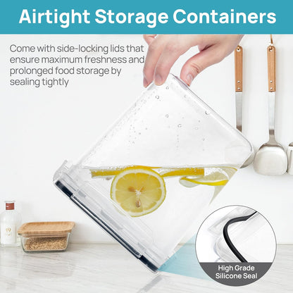 10 PCS Flour and Sugar Storage Container Sets for Advanced Baker
