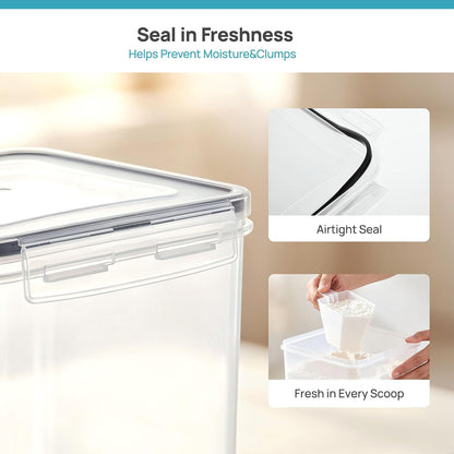 10 PCS Flour and Sugar Storage Container Sets for Advanced Baker
