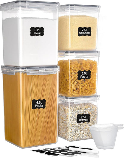 10 PCS Flour and Sugar Storage Container Sets for Advanced Baker