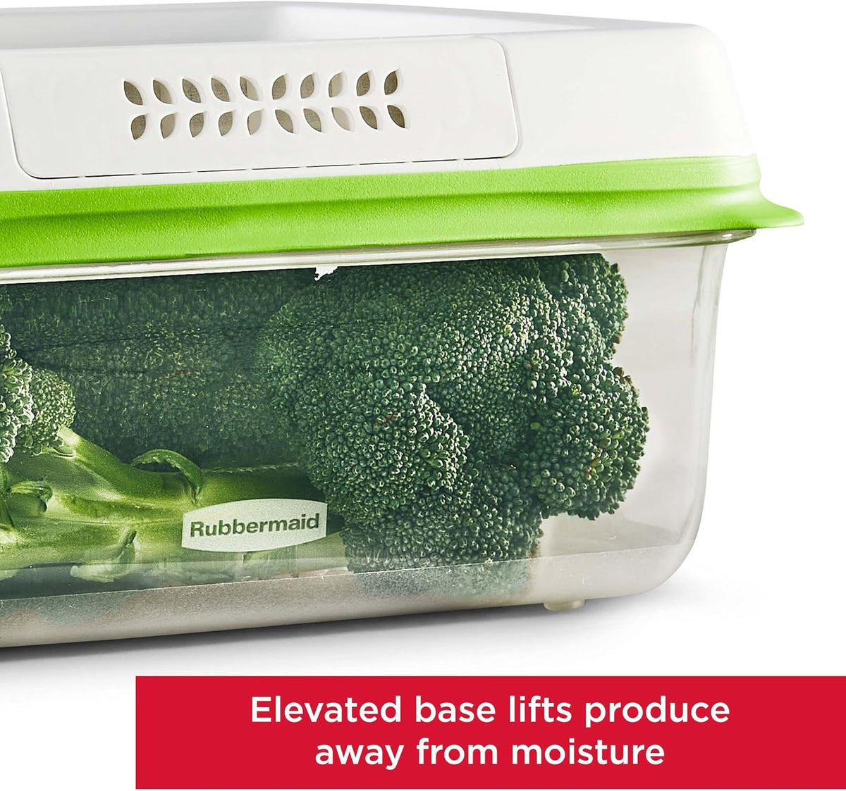 FreshWorks Produce Saver, Medium and Large Storage Containers, 8-Piece Set, Set of 4, Med & Lg, Clear