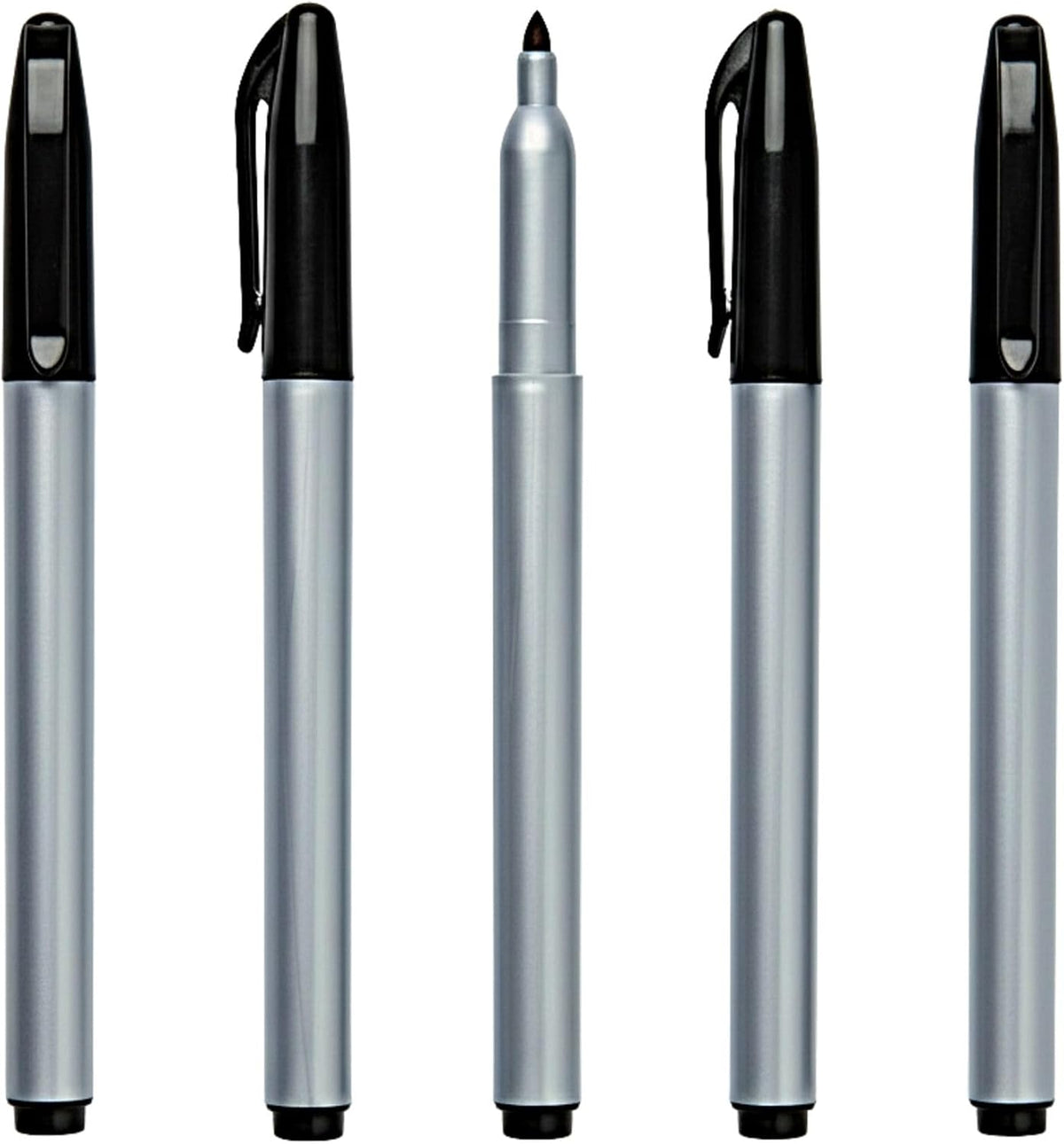 Permanent Freezer Marker Set of 2 – Waterproof Fast-Drying Black Ink Pens with Chisel Tip for Food Labeling, Fridge & Freezer Storage, Kitchen & Lab Use & General Organization.