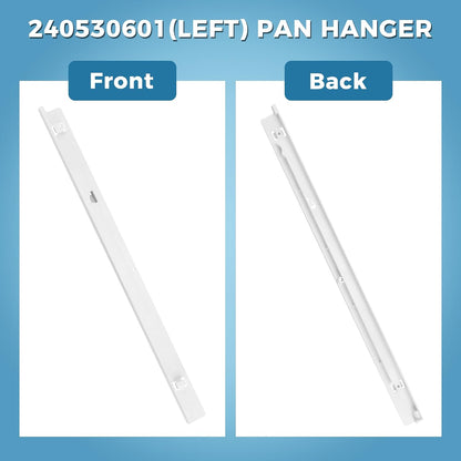 240530601 Refrigerator Pan Hanger (Left) Fit for Frigi-daire and Ken-more Refrigerators, Frigidaire Drawer Slide Rail Replacement, Replaces 917557,AP2116589,PS430916,EAP430916