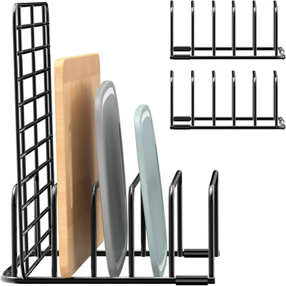 Fikoksol Cutting Board Organizer Storage, Baking Sheet Rack under Cabinet