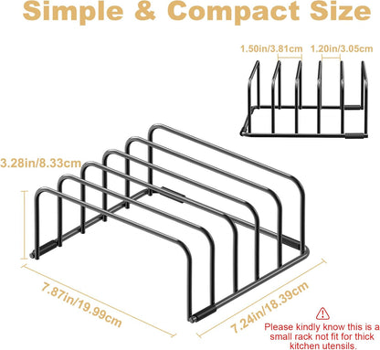 Fikoksol Cutting Board Organizer Storage, Baking Sheet Rack under Cabinet