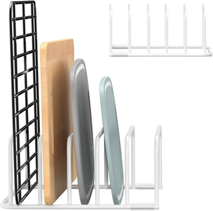 Fikoksol Cutting Board Organizer Storage, Baking Sheet Rack under Cabinet