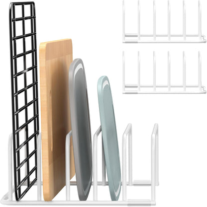 Fikoksol Cutting Board Organizer Storage, Baking Sheet Rack under Cabinet