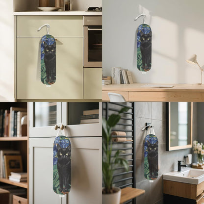 Sunflower Plastic Bag Holder for Kitchen Essentials, Wall Mount Grocery Bag Holder for Plastic Bags, Summer Sunflower Reusable Grocery Bags Storage Dispenser for Home Kitchen Pantry Farmhouse