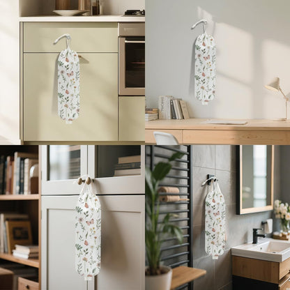 Sunflower Plastic Bag Holder for Kitchen Essentials, Wall Mount Grocery Bag Holder for Plastic Bags, Summer Sunflower Reusable Grocery Bags Storage Dispenser for Home Kitchen Pantry Farmhouse