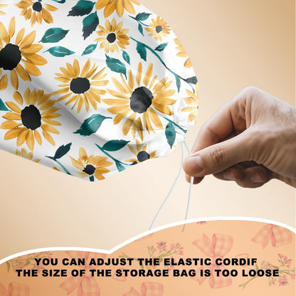 Sunflower Plastic Bag Holder for Kitchen Essentials, Wall Mount Grocery Bag Holder for Plastic Bags, Summer Sunflower Reusable Grocery Bags Storage Dispenser for Home Kitchen Pantry Farmhouse