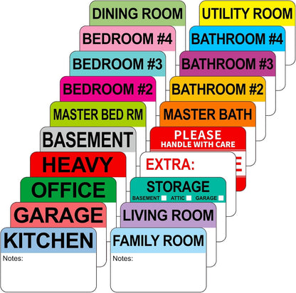 500pcs Food Freezer Labels, 1 x 3 Inch Removable for Food Containers, Mason Jar, No Residue Food Storage Labels Perfect for Kitchen Cannot be Torn