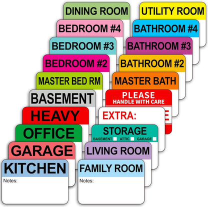 500pcs Food Freezer Labels, 1 x 3 Inch Removable for Food Containers, Mason Jar, No Residue Food Storage Labels Perfect for Kitchen Cannot be Torn