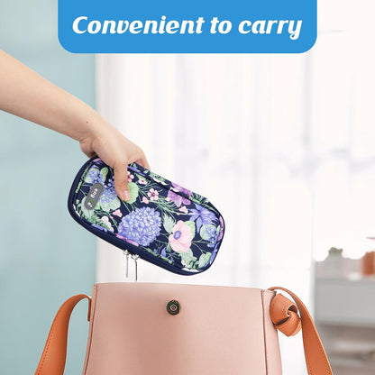Insulin Cooler Travel Case TSA Approved Medication Diabetic Supplies Cooler For Travel Refrigerated Medicine Organizer Bag With 2 Ice Pack