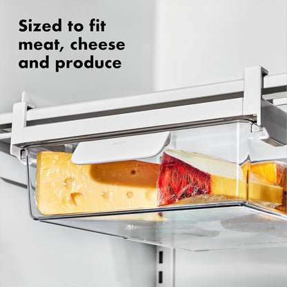 Good Grips Fridge Undershelf Drawer 14 in - for Deli Meat, Cheese, Produce and More