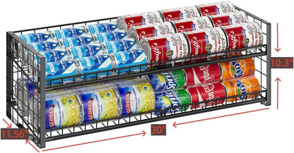 Stackable Can Rack Organizer, Adjustable Can Holder for Pantry