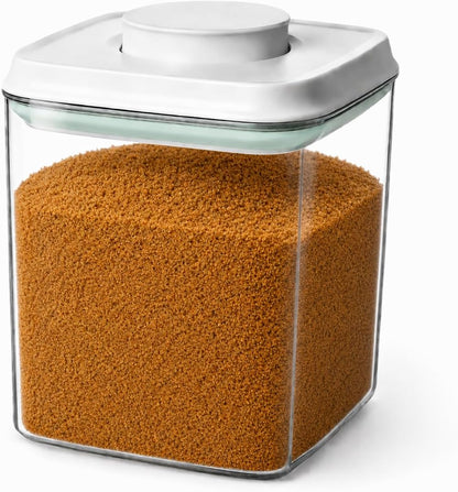 2.8 Qt Airtight Food Storage Container with Clear Stackable Pop Lid