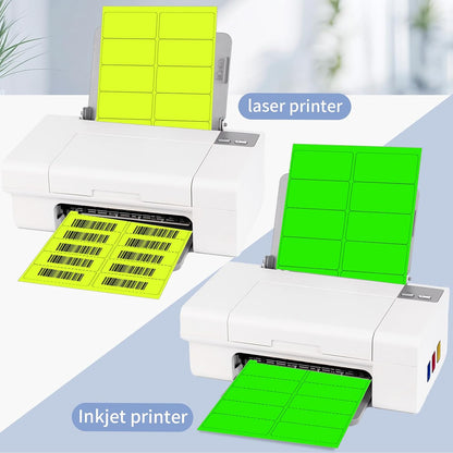 Transparent Stickers Labels - 1" x 2-5/8" Clear Address Labels Mailing Stickers for Laser/Inkjet Printer 8.5"×11"- 20 Sheet/ 600 Label
