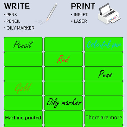 Transparent Stickers Labels - 1" x 2-5/8" Clear Address Labels Mailing Stickers for Laser/Inkjet Printer 8.5"×11"- 20 Sheet/ 600 Label