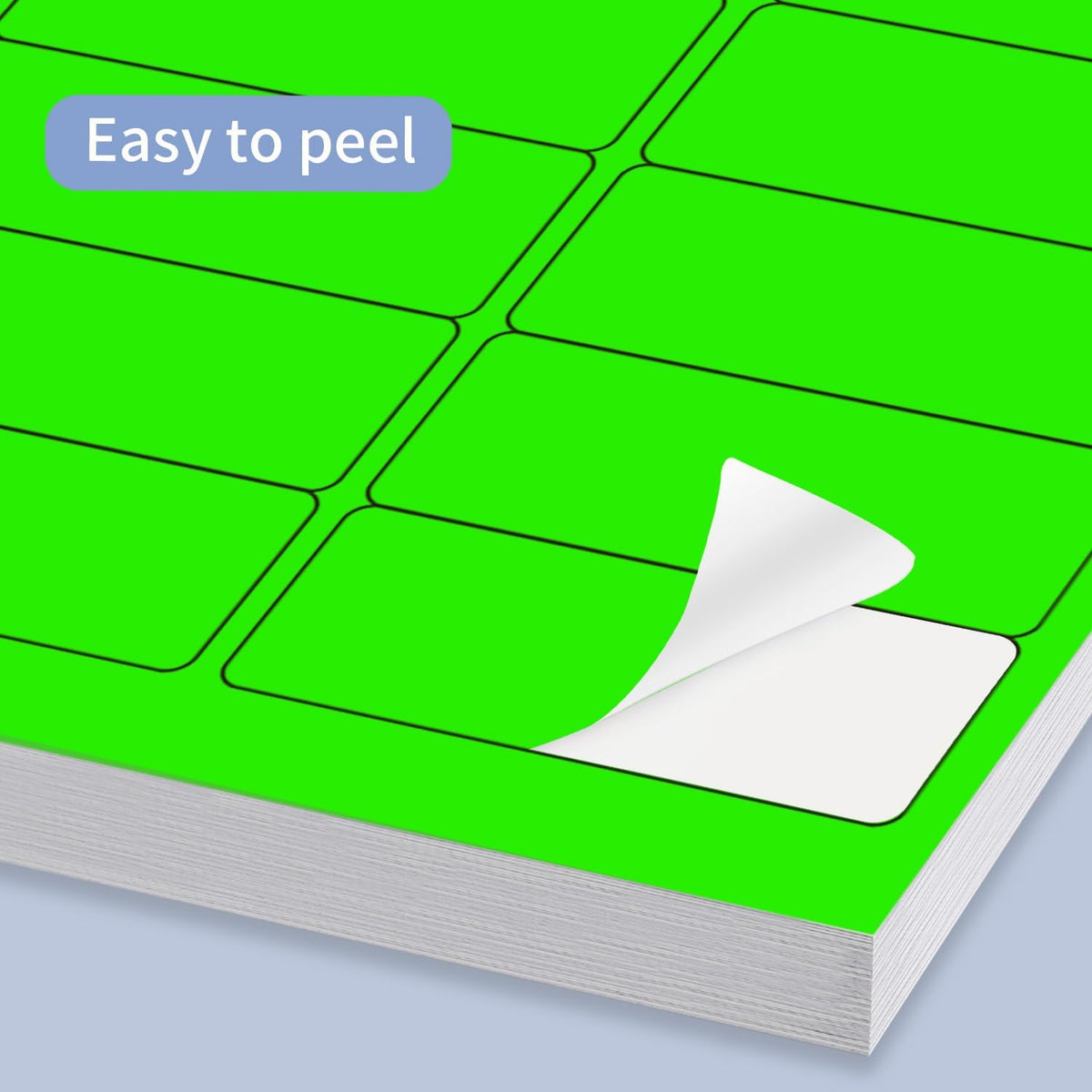Transparent Stickers Labels - 1" x 2-5/8" Clear Address Labels Mailing Stickers for Laser/Inkjet Printer 8.5"×11"- 20 Sheet/ 600 Label