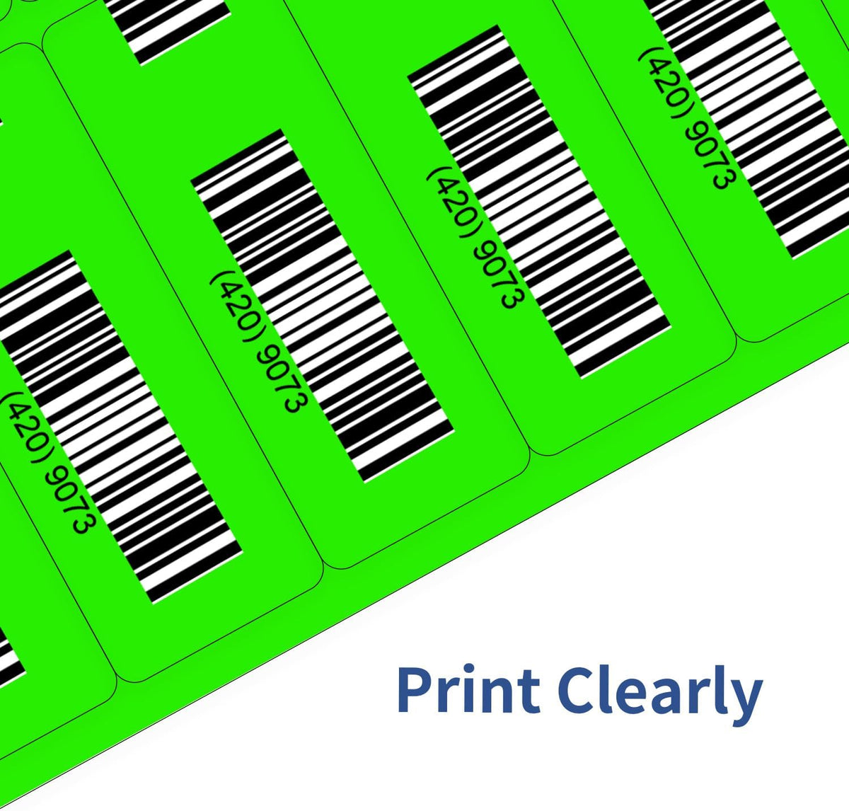 Transparent Stickers Labels - 1" x 2-5/8" Clear Address Labels Mailing Stickers for Laser/Inkjet Printer 8.5"×11"- 20 Sheet/ 600 Label